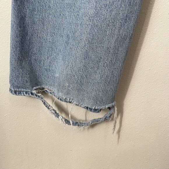 Pacsun Low Rise Baggy Wide Leg Jeans Womens 29 Light Wash Blue Zip Fly 5 Pocket - Picture 7 of 10
